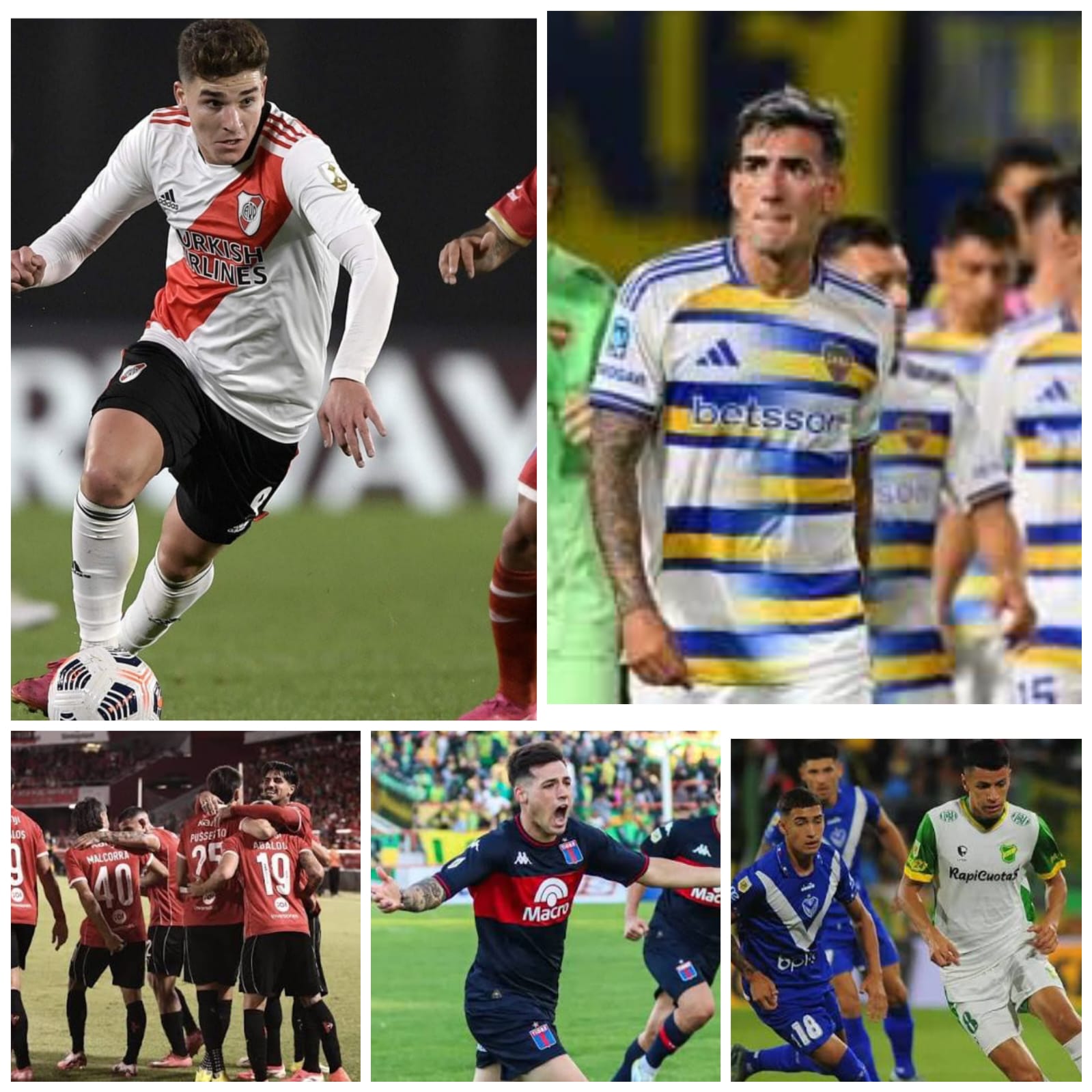 LOS CINCO GRANDES, NO TAN GRANDES, LOS CHICOS SE DIVIERTEN.
