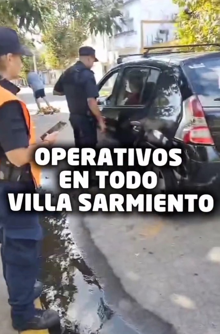 FUERTES CONTROLES DE SEGURIDAD EN VILLA SARMIENTO