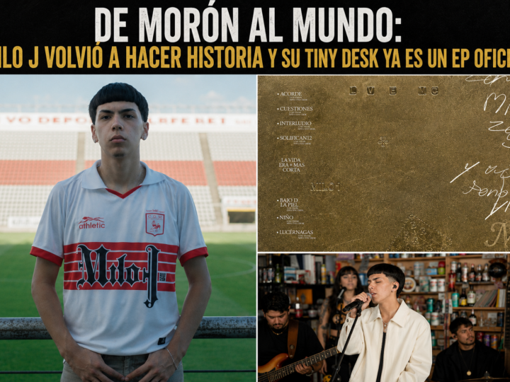DE MORÓN AL MUNDO: MILO J VOLVIÓ A HACER HISTORIA Y SU TINY DESK YA ES UN EP OFICIAL