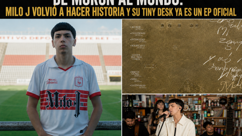 DE MORÓN AL MUNDO: MILO J VOLVIÓ A HACER HISTORIA Y SU TINY DESK YA ES UN EP OFICIAL