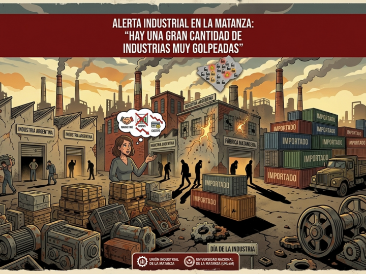 ALERTA INDUSTRIAL EN LA MATANZA: “HAY UNA GRAN CANTIDAD DE INDUSTRIAS MUY GOLPEADAS”