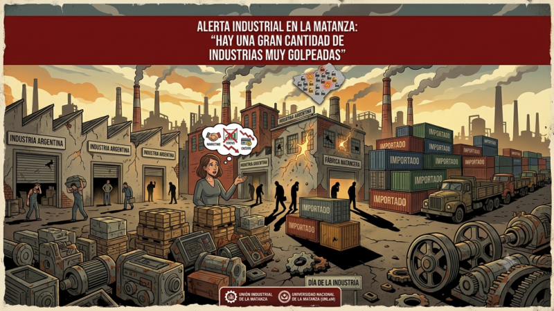 ALERTA INDUSTRIAL EN LA MATANZA: “HAY UNA GRAN CANTIDAD DE INDUSTRIAS MUY GOLPEADAS”