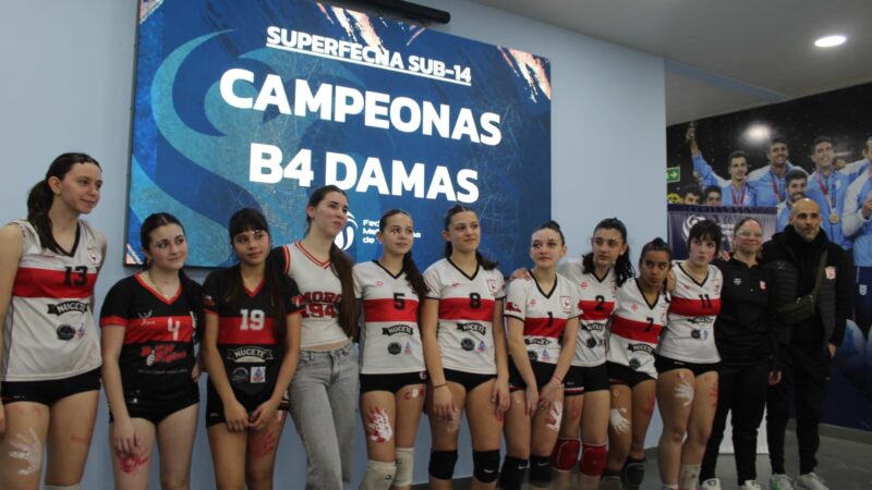 ¡DEPORTIVO MORÓN VÓLEY FEMENINO, CAMPEÓN DEL NIVEL B4 EN EL ABIERTO SUB 14!